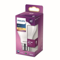 Philips LED-lamp Equivalent 40W B22 Warm wit, niet dimbaar, glas