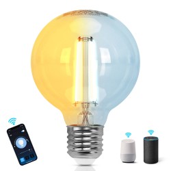 Aigostar 10YHX - Smart LED Filament - Gloeilampen - E27 - 850lm - Dimbaar 2700K -6500K - Warm Wit - 6W