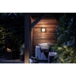 Philips Drosera 1739330P0 LED-buitenlamp (wand) LED 12 W Zwart