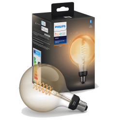 Philips Hue Bluetooth - Filament Globe Warmwit Licht G125/e27